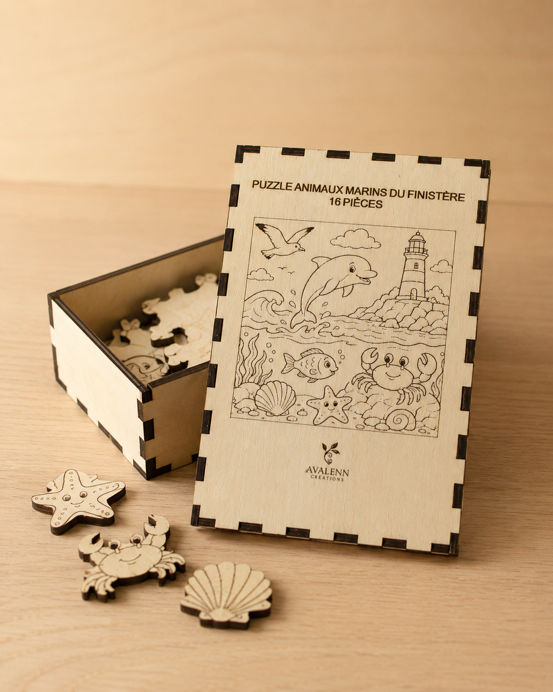 Puzzle du Finistère 16 pièces