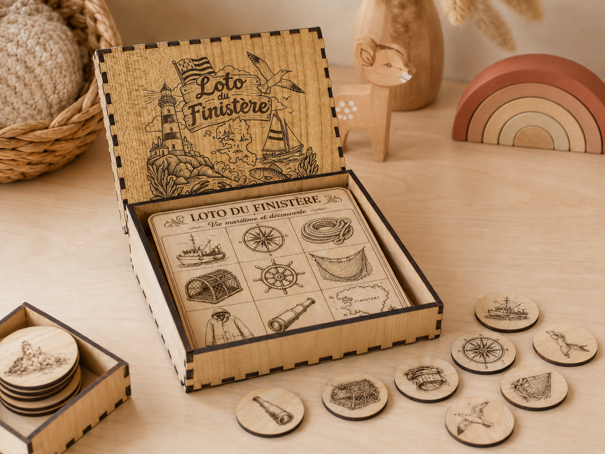 Loto du Finistère – Jeu en bois dès 5 ans
