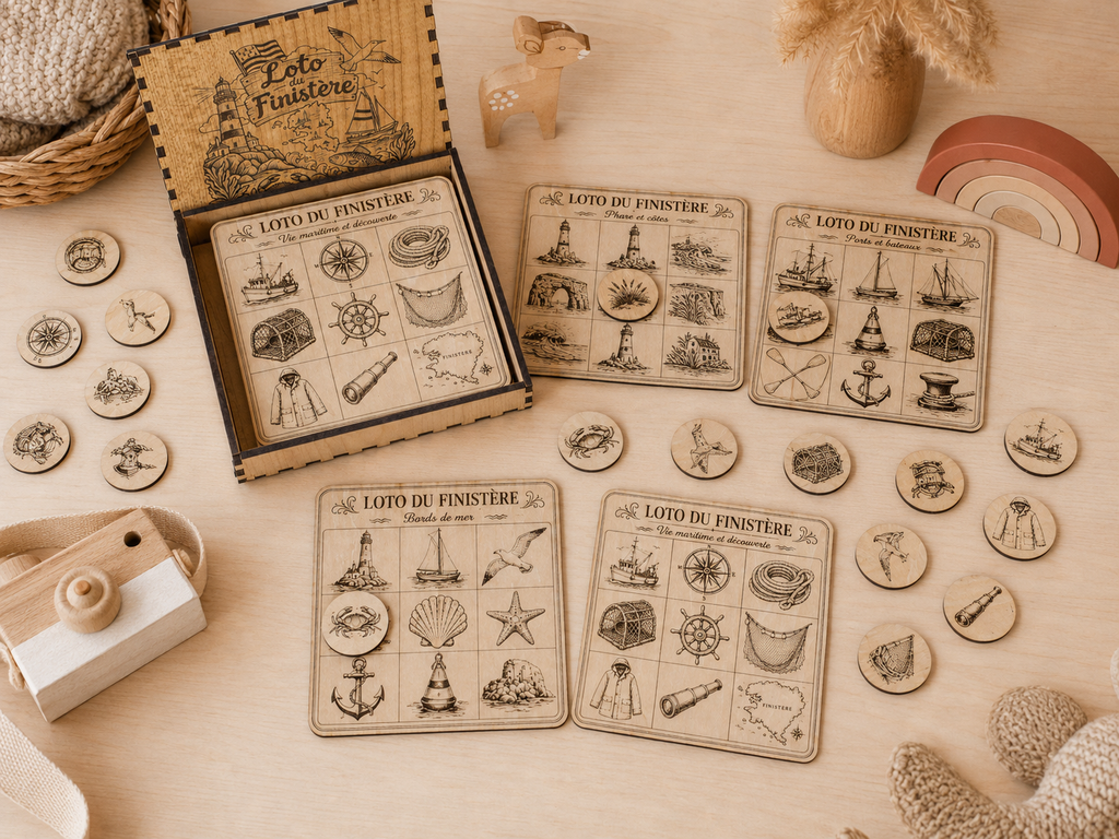 Loto du Finistère – Jeu en bois dès 5 ans
