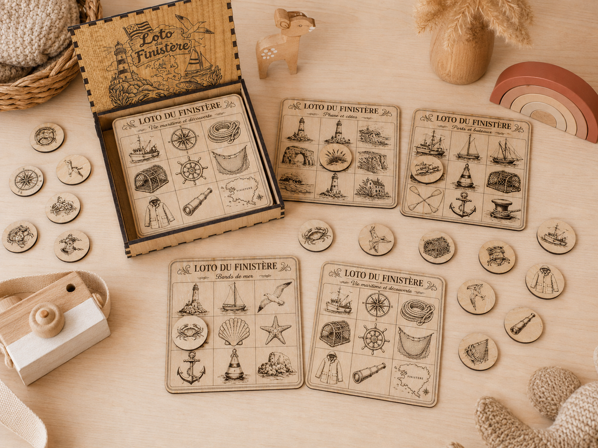 Loto du Finistère – Jeu en bois dès 5 ans
