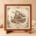 Tableau photographique en bois – Chapelle Saint-Michel de Brasparts