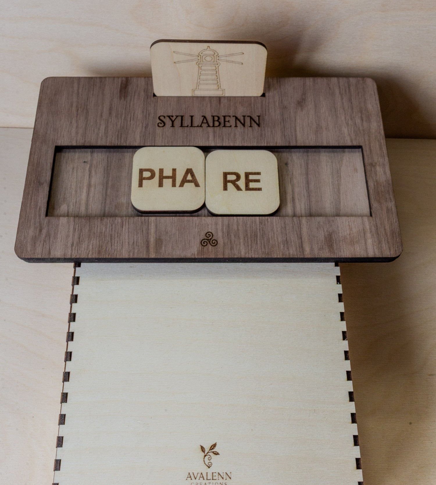 Syllabenn – Jeu éducatif en bois pour apprendre les syllabes