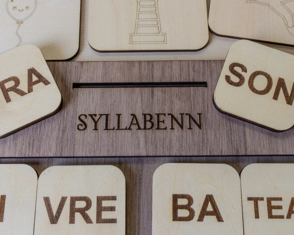 Syllabenn – Jeu éducatif en bois pour apprendre les syllabes