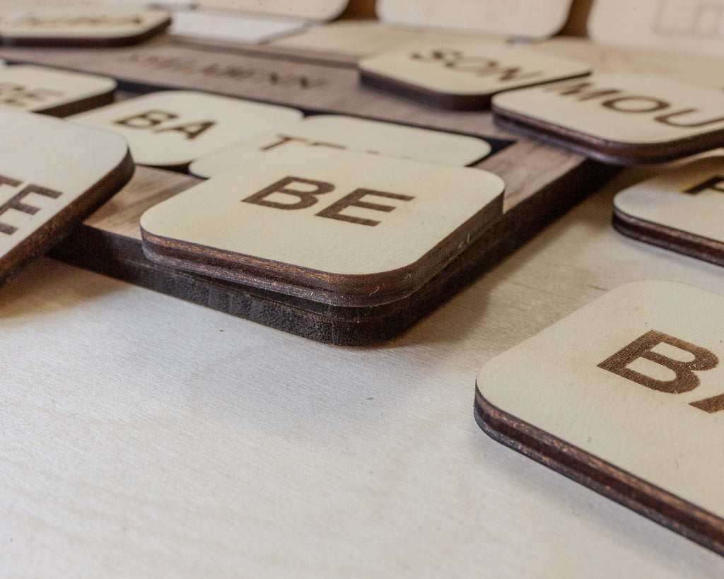 Syllabenn – Jeu éducatif en bois pour apprendre les syllabes