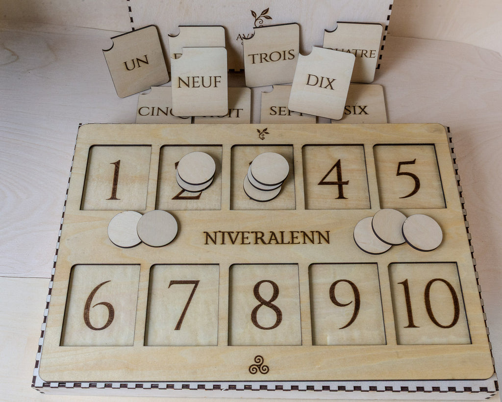 Niveralenn | Jeu éducatif en bois pour apprendre à compter – Avalenn