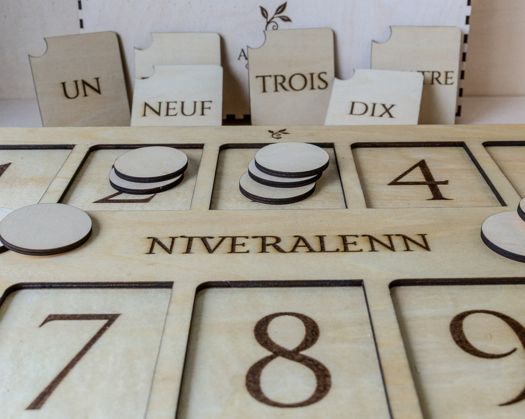 Niveralenn | Jeu éducatif en bois pour apprendre à compter – Avalenn