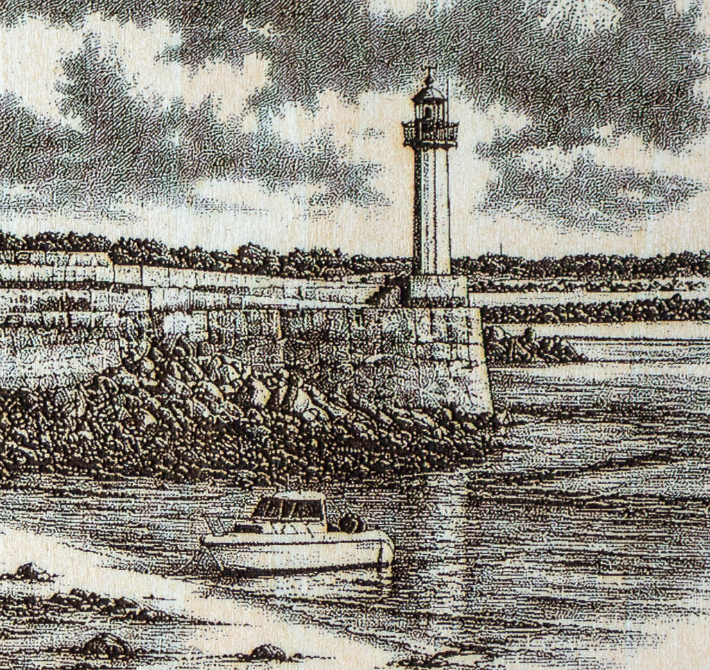 Tableau photographique en bois – Moguériec